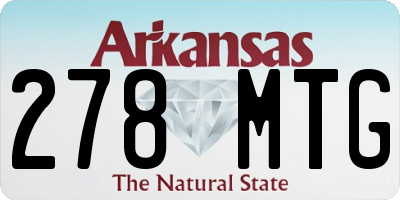 AR license plate 278MTG