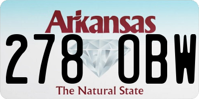 AR license plate 278OBW