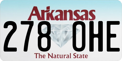 AR license plate 278OHE