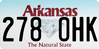 AR license plate 278OHK