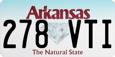 AR license plate 278VTI