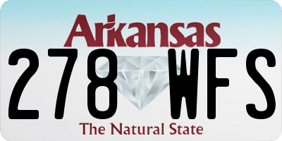 AR license plate 278WFS