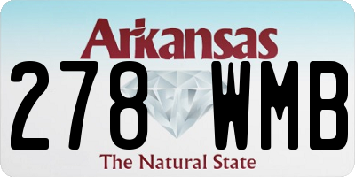 AR license plate 278WMB