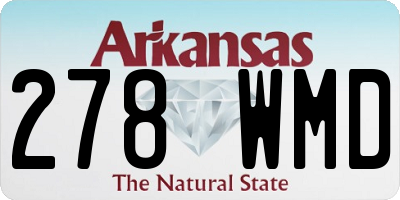 AR license plate 278WMD