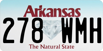 AR license plate 278WMH
