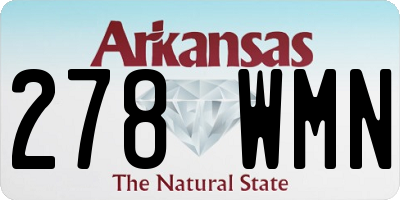 AR license plate 278WMN
