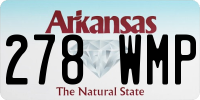 AR license plate 278WMP