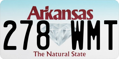 AR license plate 278WMT