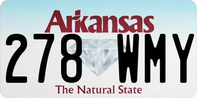 AR license plate 278WMY