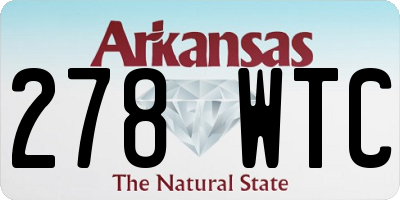 AR license plate 278WTC