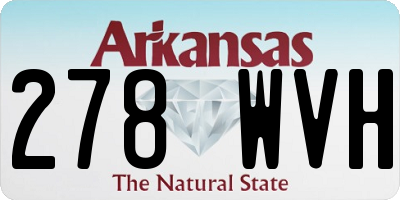 AR license plate 278WVH