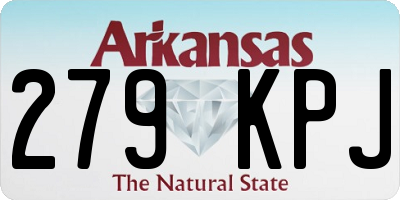 AR license plate 279KPJ