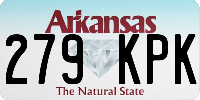 AR license plate 279KPK