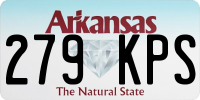 AR license plate 279KPS