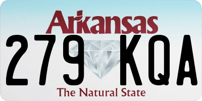 AR license plate 279KQA