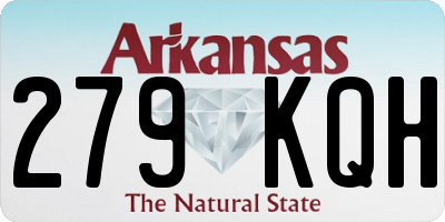 AR license plate 279KQH