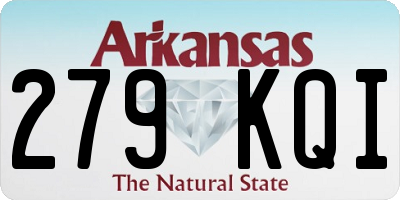 AR license plate 279KQI