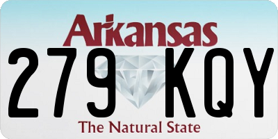 AR license plate 279KQY