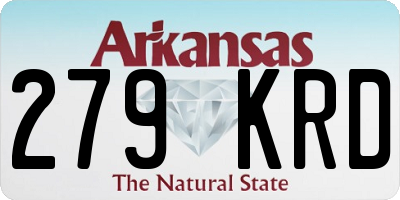 AR license plate 279KRD