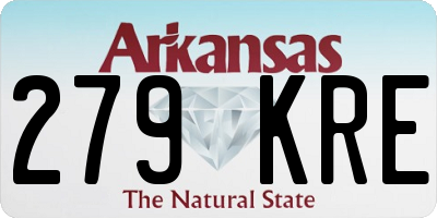 AR license plate 279KRE