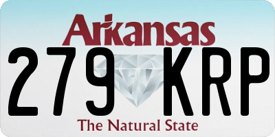 AR license plate 279KRP