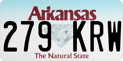 AR license plate 279KRW