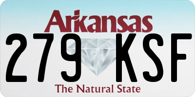 AR license plate 279KSF