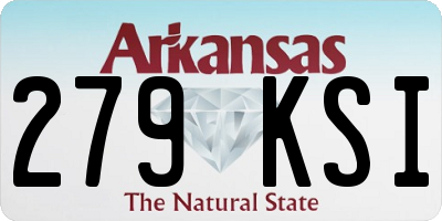 AR license plate 279KSI
