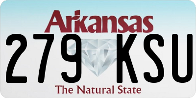 AR license plate 279KSU