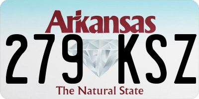AR license plate 279KSZ