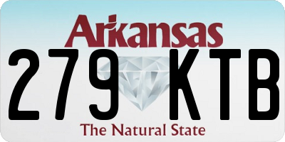 AR license plate 279KTB
