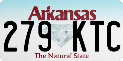 AR license plate 279KTC