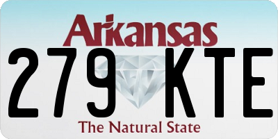 AR license plate 279KTE