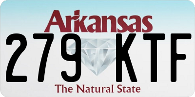 AR license plate 279KTF