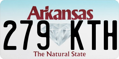 AR license plate 279KTH