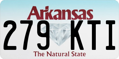 AR license plate 279KTI