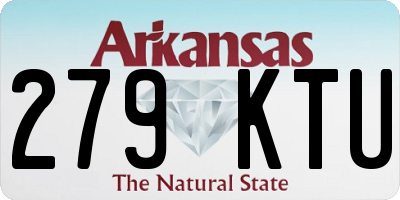 AR license plate 279KTU