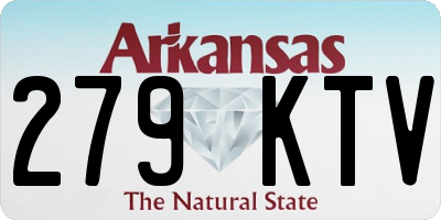 AR license plate 279KTV