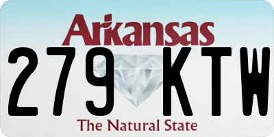 AR license plate 279KTW