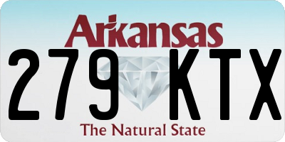 AR license plate 279KTX