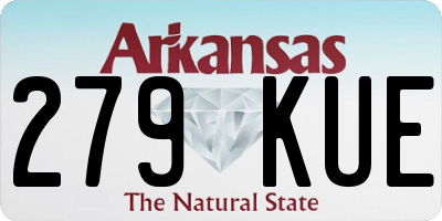 AR license plate 279KUE