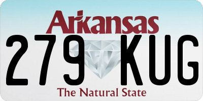 AR license plate 279KUG