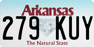 AR license plate 279KUY