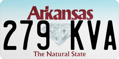 AR license plate 279KVA