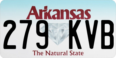 AR license plate 279KVB