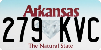 AR license plate 279KVC