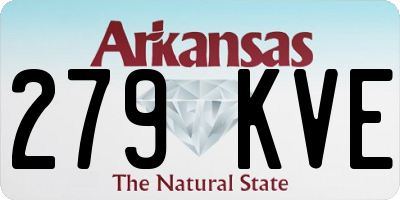 AR license plate 279KVE