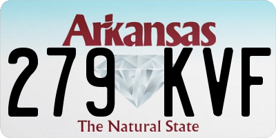 AR license plate 279KVF