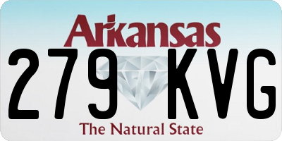 AR license plate 279KVG