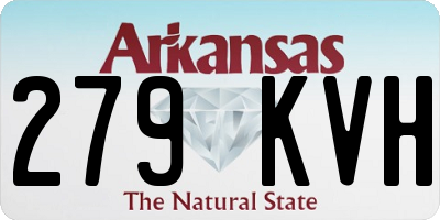 AR license plate 279KVH